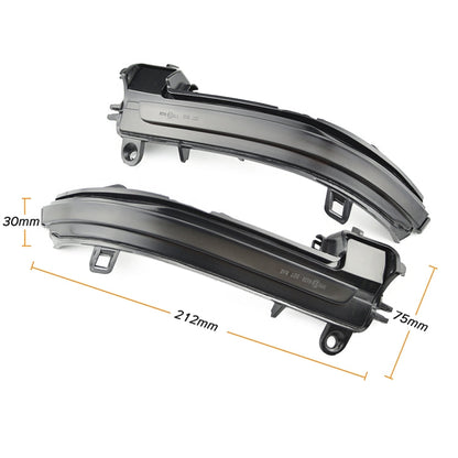 1 Pair For BMW 3 Series F20 Car Dynamic LED Turn Signal Light Rearview Mirror Flasher Water Blinker, For BMW 3 Series F20 (Blue)