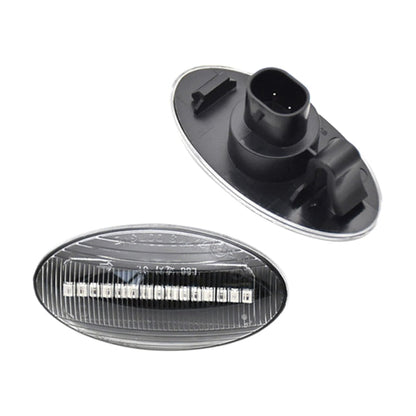 2pcs For Suzuki Grand Vitara JT 2005-2012 Car Dynamic LED Fender Side Light, For Suzuki Grand Vitara JT 2005-2012 (Transparent), For Suzuki Grand Vitara JT 2005-2012 (Transparent Black)