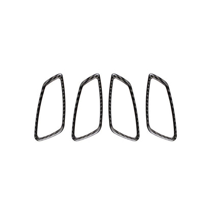 Carbon Fiber Car Door Handle Decorative Sticker for BMW E90 / 320i / 318i / 325i, Door Handle