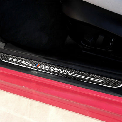 High Edition Carbon Fiber Car Door Threshold Decorative Sticker for BMW E90 2005-2012, Low Edition Door Threshold, High Edition Door Threshold