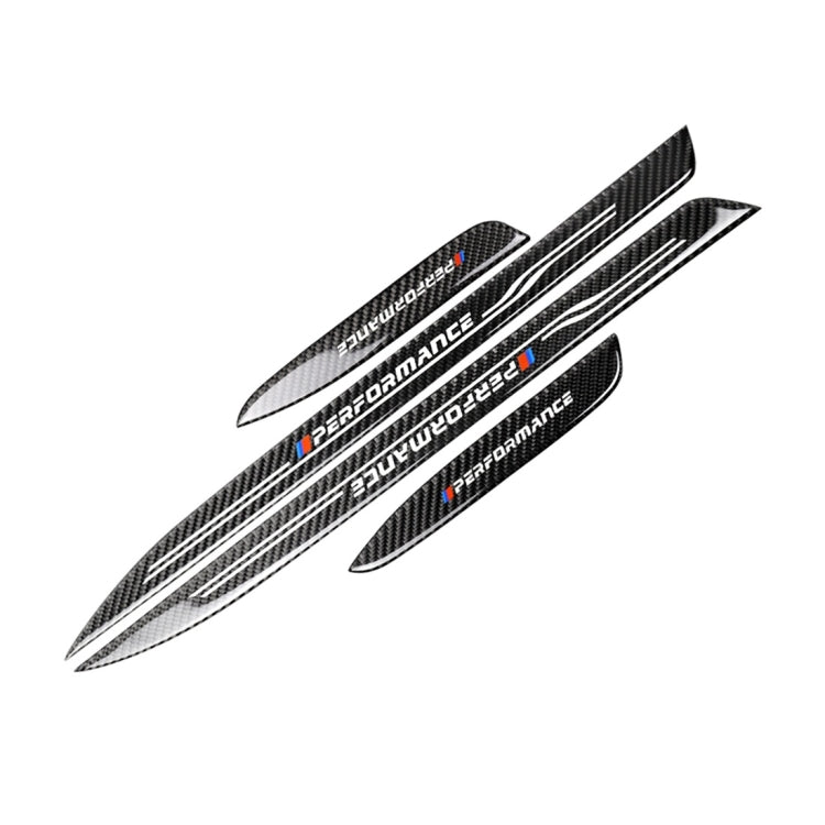 High Edition Carbon Fiber Car Door Threshold Decorative Sticker for BMW E90 2005-2012, Low Edition Door Threshold, High Edition Door Threshold