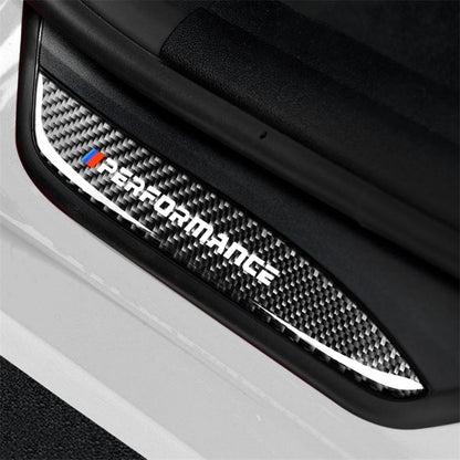 High Edition Carbon Fiber Car Door Threshold Decorative Sticker for BMW E90 2005-2012, Low Edition Door Threshold, High Edition Door Threshold
