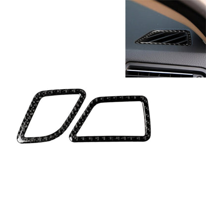Carbon Fiber Car Instrument Air Outlet Decorative Sticker for BMW 5 Series F10 2011-2017,Sutible for Left Driving, Instrument Air Outlet