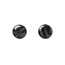 Car Carbon Fiber Air Conditioning Button Decorative Sticker for Audi A6 S6 C7 A7 S7 4G8 2012-2018, Left and Right Drive Universal, Air Conditioning Button