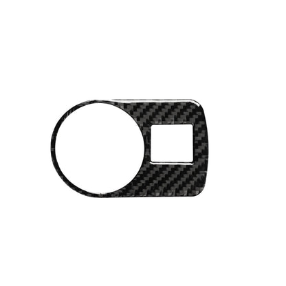 Car Carbon Fiber Headlight Switch Decorative Sticker for Audi TT 8n 8J MK123 TTRS 2008-2014, Left Drive, Headlight Switch , Left Drive