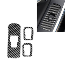 3 PCS Car Carbon Fiber Window Lifting Button Decorative Stickers for Volvo V60 2010-2017 / S60 2010-2018, Right Drive, Window Lifting Button, Right Drive