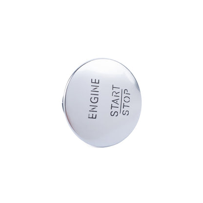 Car Keyless Switch Engine Start Key Push Button 2215450514 for Mercedes-Benz W164 W205, Silver