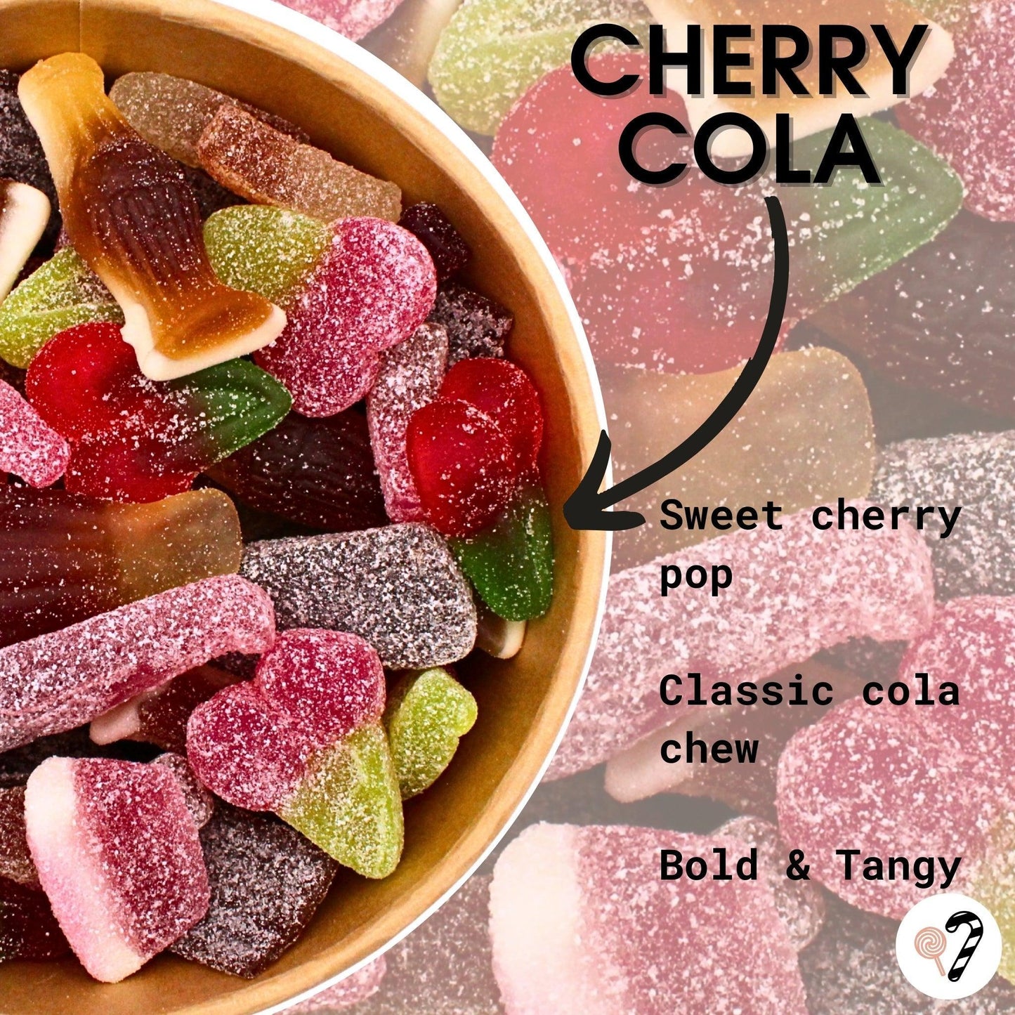 Cherry Cola Candy Salad Bowl 700g