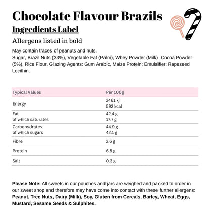 Chocolate Flavour Brazils
