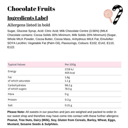 Chocolate Fruits