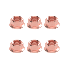 Copper Locking Kart Wheel Stud Nuts – Pack of 6