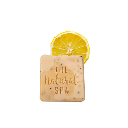 Lemon Sorbet Soap Bar - Lemon, lemongrass and Poppy seeds - 3 different styles