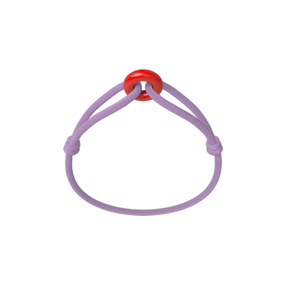 Coral Soho Cord Bracelet