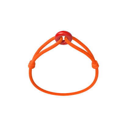 Coral Soho Cord Bracelet