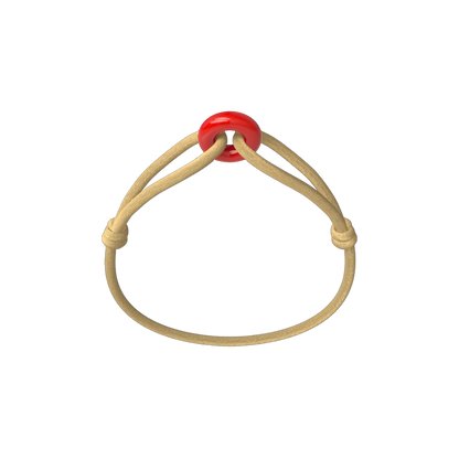 Coral Soho Cord Bracelet