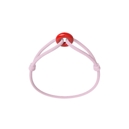 Coral Soho Cord Bracelet