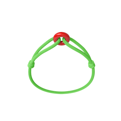 Coral Soho Cord Bracelet