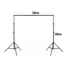 200x200cm Photo Studio Background Support Stand Backdrop Crossbar Bracket Kit, 200x200cm