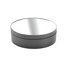 12cm 360 Degree Rotating Turntable Mirror Electric Display Stand Video Shooting Props Turntable, Load: 3kg, 12cm Mirror Black, 12cm Mirror White
