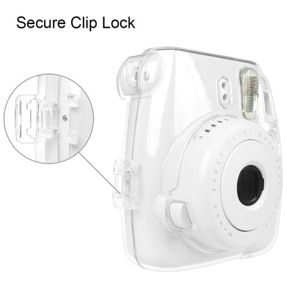 Protective Crystal Shell Case with Strap for FUJIFILM instax mini 9 / mini 8+ / mini 8, For FUJIFILM instax mini 9