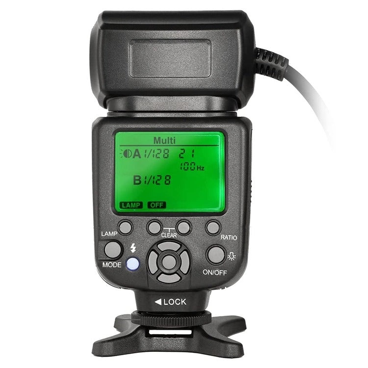TRIOPO TR-15EX Macro Ring TTL Flash Light with 6 Different Size Adapter Rings For Nikon I-TTL