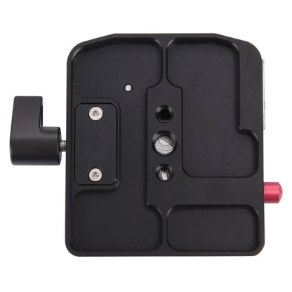 Fittest FC-501 Quick Release Assembly Aluminium Alloy Clamp Adapter with Quick Release Sliding Plate for Manfrotto Tripod 577 Replacement, FC-501