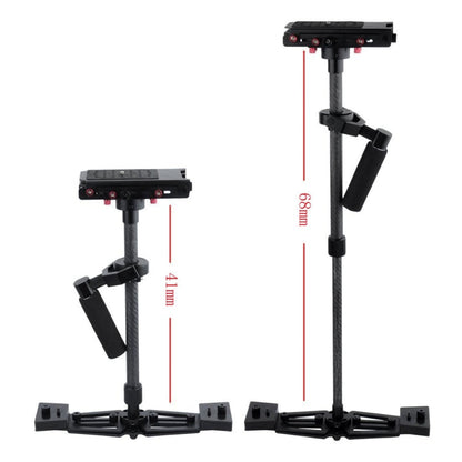 YELANGU YLG0107K 40-67cm Aviation  Aluminum + Carbon Fiber Professional Steadicam Handheld Stabilizer for DSLR Camera DV