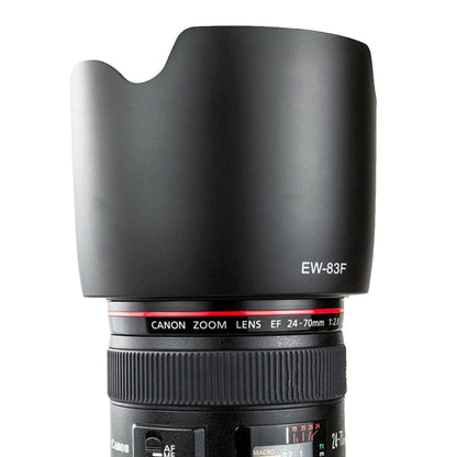 EW-83F Lens Hood Shade for Canon Camera EF 24-70mm f/2.8L USM I Lens, EW-83F