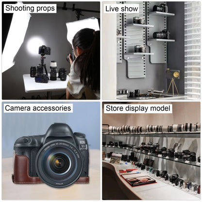 Non-Working Fake Dummy DSLR Camera Model Photo Studio Props with with 24-70 Lens & Hood for Canon EOS 5D Mark IV, For Canon 5D4