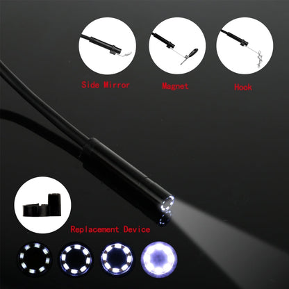 P20 4.3 Inch Screen Display HD1080P Inspection Endoscope with 8 LEDs, Length: 10m, Lens Diameter: 8mm, Hard Line, Length: 10m, Hard Line