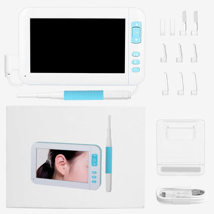 C01 4.3 Inch Screen Display HD1080P Visual Earspoon Endoscope with 6 LEDs, Diameter:3.9mm, C01 3.9mm