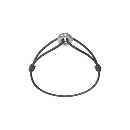 Mini Silver Soho Diamond Cord Bracelet
