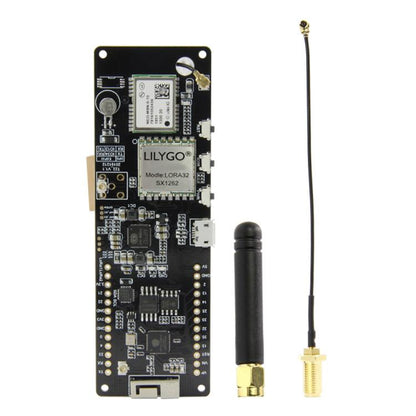 TTGO T-Beam ESP32 Bluetooth WiFi Module 868MHz GPS NEO-M8N LORA 32 Module with Antenna & 18650 Battery Holder, 868MHz