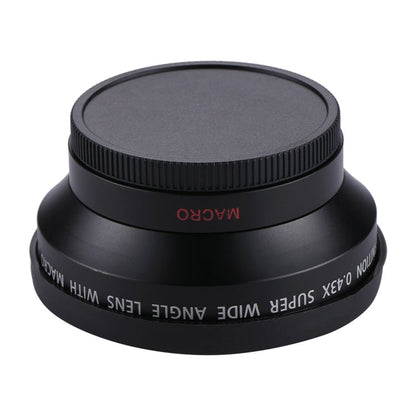 62mm 0.43X Super Wide Angle Lens with Macro Lens, 62mm