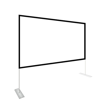 Outdoor Bracket Folding Polyester Projector Film Curtain, Size:84 inch (16:9), Size:84 inch