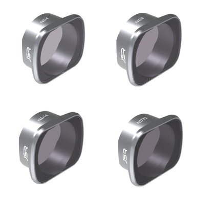 JSR KS 4 in 1 ND4+ND8+ND16+ND32 Lens Filter for DJI FPV, Aluminum Alloy Frame, 4 in 1 ND
