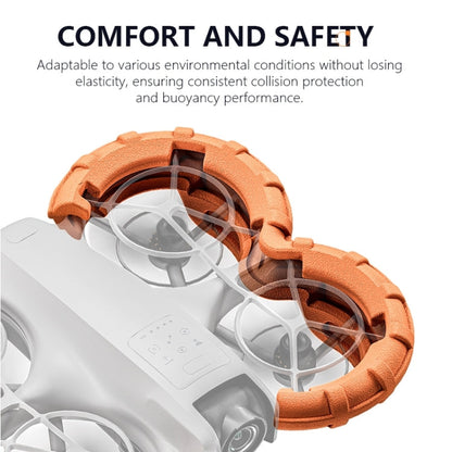 For DJI Neo STARTRC Light Anti-Sink Floating Propeller Guard Bumper, For DJI Neo (Orange)