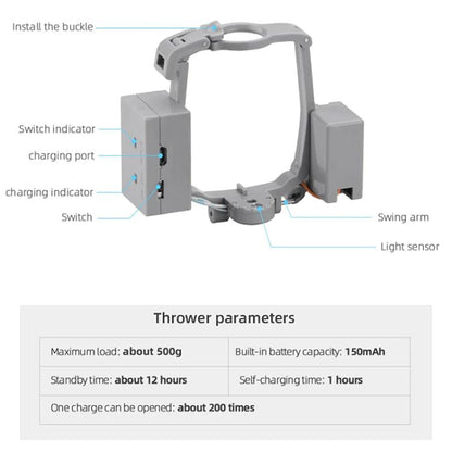 For DJI Mavic Air 2 / Air 2S Air-Dropping System Thrower Parabolic, For DJI Mavic Air 2 / Air 2S