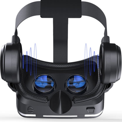 VR SHINECON G04E Virtual Reality 3D Video Glasses Suitable for 3.5 inch - 6.0 inch Smartphone with HiFi Headset