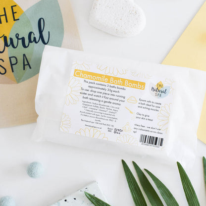 Chamomile Aromatherapy Bath Bombs