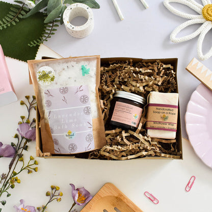 Wildflower Wisp At Home Natural Spa Set - Bring the spa to your door