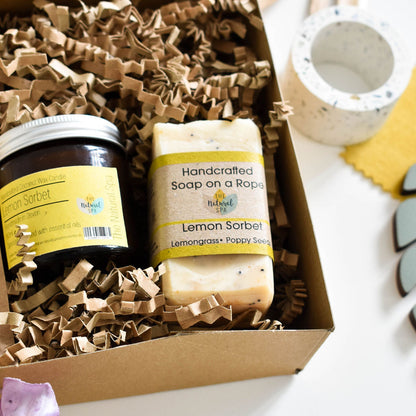 Lemon Sorbet At Home Natural Spa Set - Bring the spa to your door