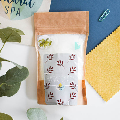 225g Eucalyptus Bath Soak - Compostable pouch