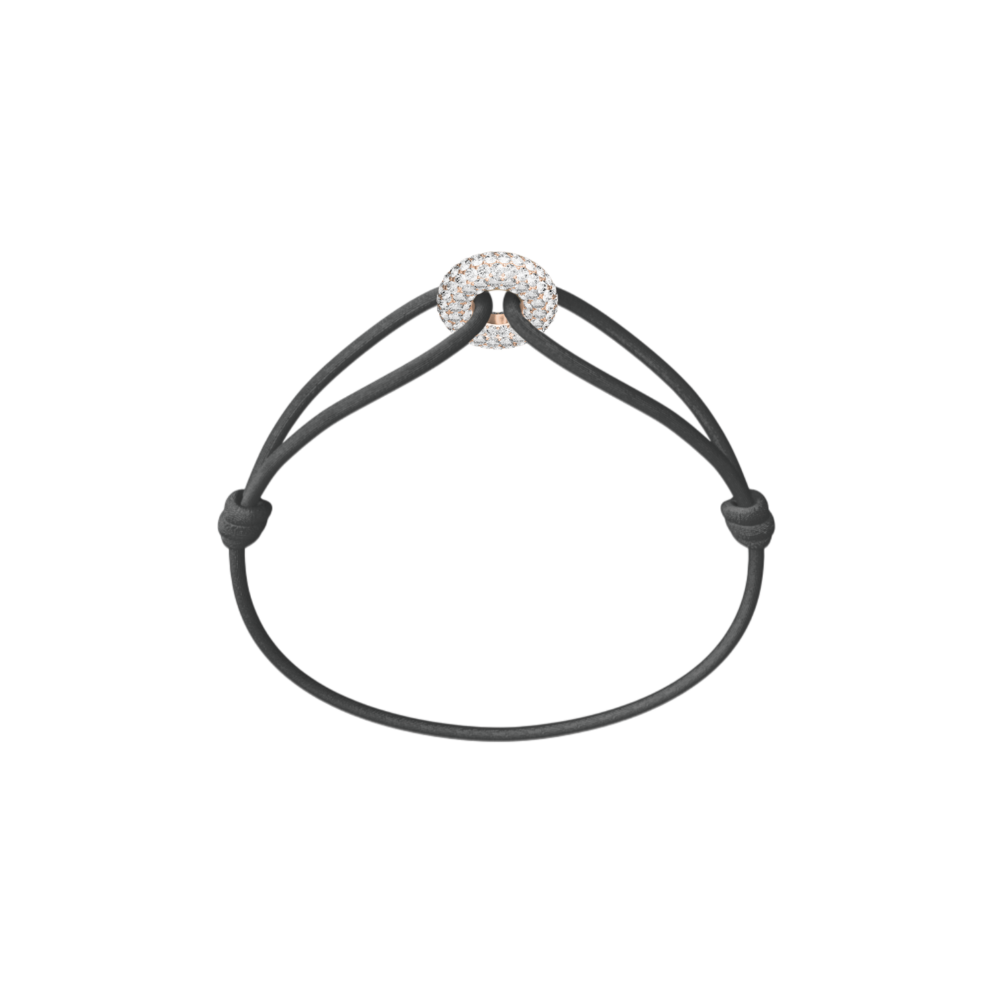 Mini Rose Soho Pavé Cord Bracelet
