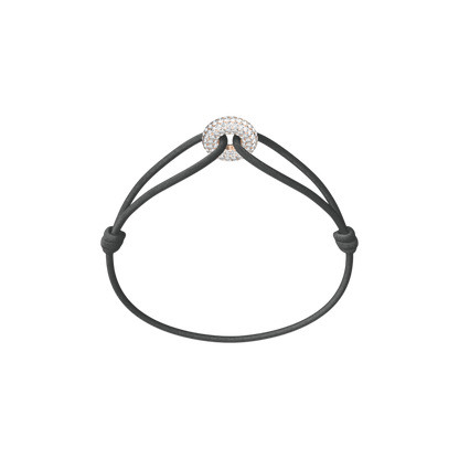 Mini Rose Soho Pavé Cord Bracelet