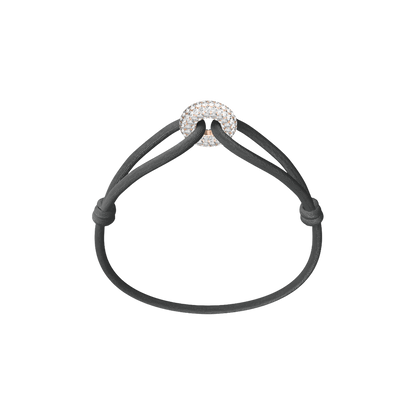 Rose Soho Pavé Cord Bracelet