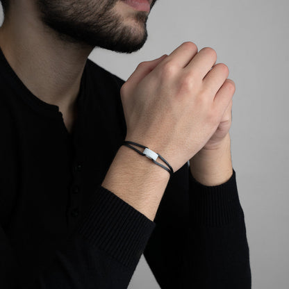 Snow Regent Cord Bracelet