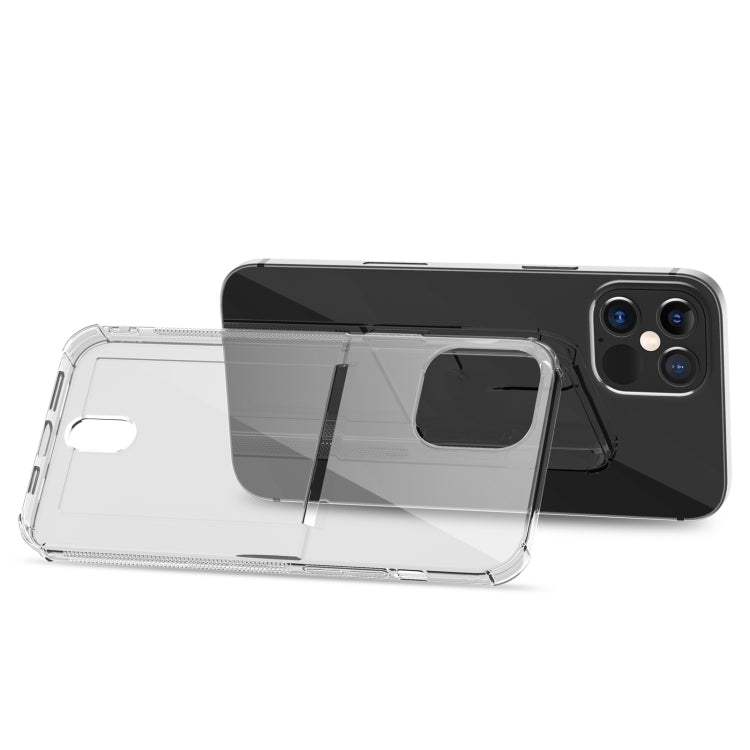 TPU Transparent Protective Case with Card Slots, For iPhone 12 Pro, For iPhone 12 Pro Max