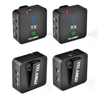 YELANGU MX5 2.4G Live Broadcast Interview Shooting Wireless Recording Microphone