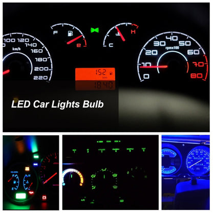 50 PCS T5 / T10 Car / Motorcycle Modification LED Turn Signal Light Clearance Lamp(Blue Light), A3606
